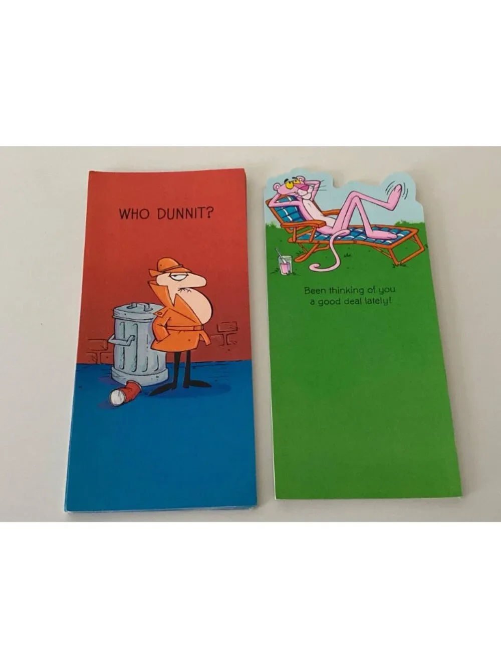 Hallmark Contemporary PINK PANTHER iNSPECTOR  Greeting Cards Vintage  Lot Of 8